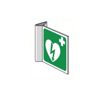 AED bordje haaks